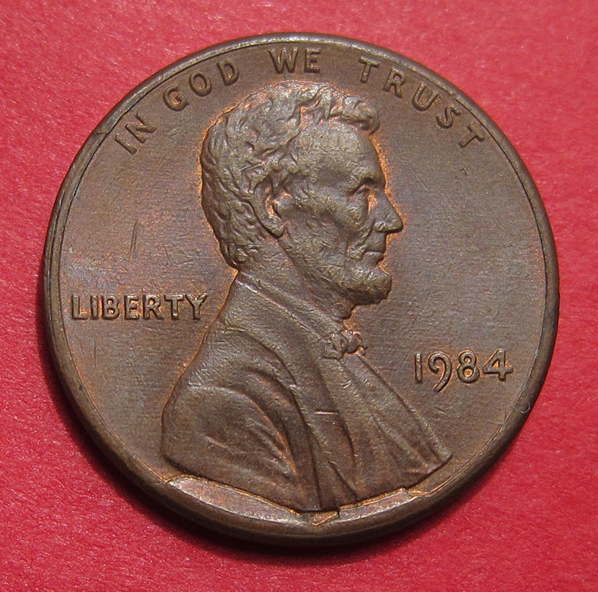 1984-Lincoln-Memorial-Cent-Mint-Error---2-Cuds-Unlisted