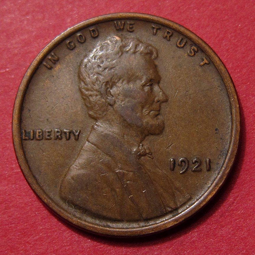 1921-Lincoln-Wheat-Cent-Mint-Error---Lamination-Issues