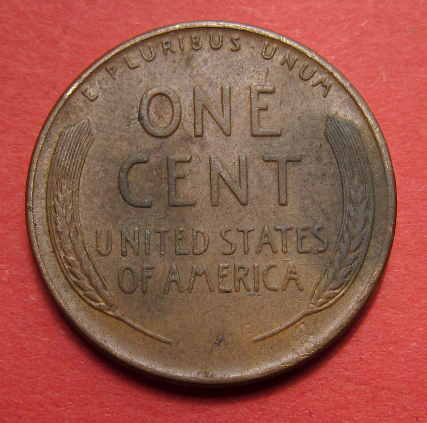 1956-D-Lincoln-Wheat-Cent-Mint-Error---Lamination-Issues