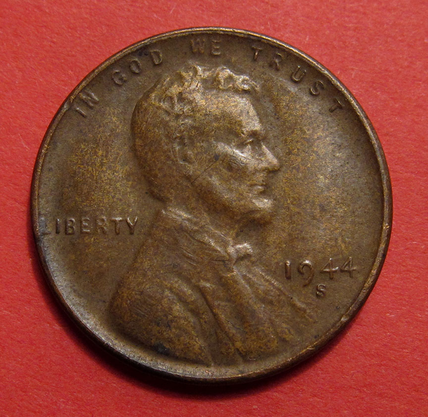 1944-S-/-1943-Lincoln-Cent/Mercury-Dime-Magician's-Coin