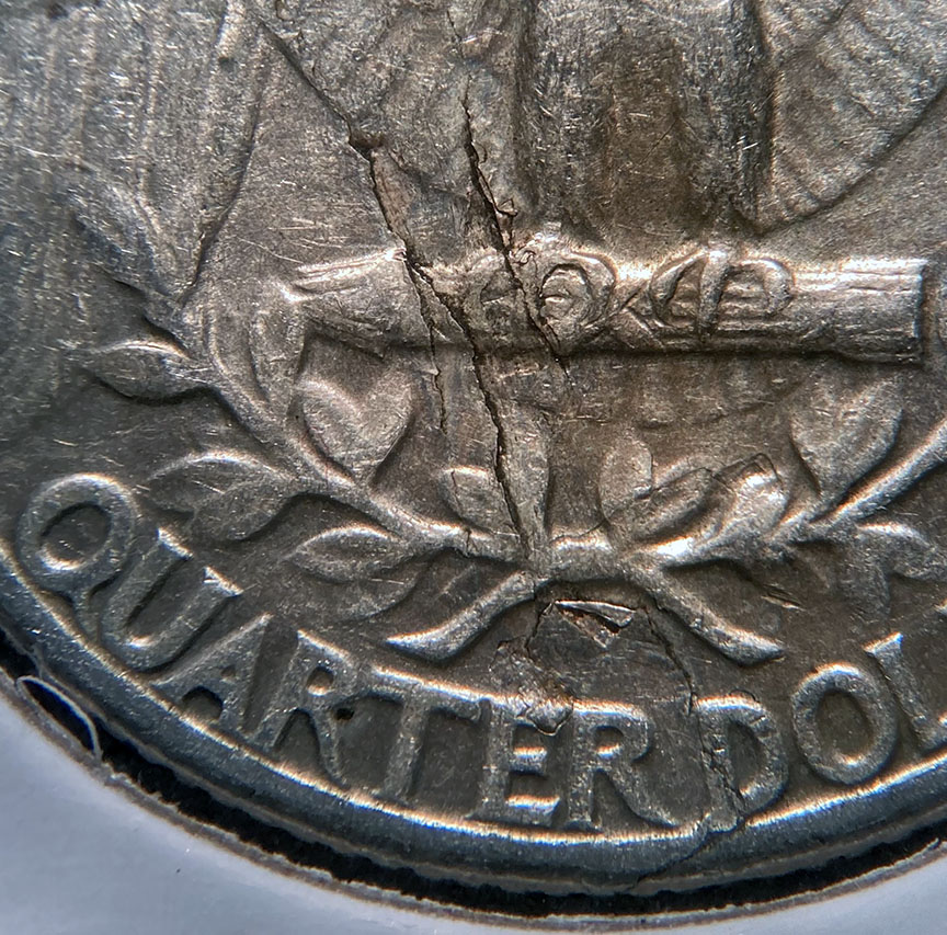 1941-Washington-Quarter-Mint-Error---Lamination