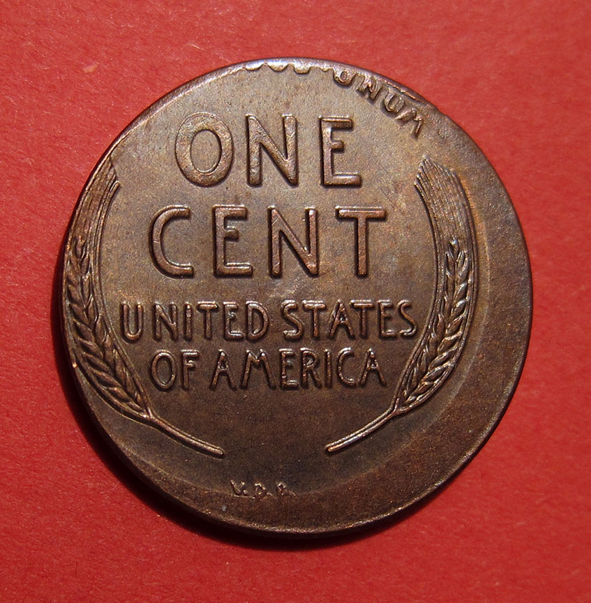 1909-S-VDB-Lincoln-Wheat-Cent-Mint-Error---Counterfeit-Off-Center