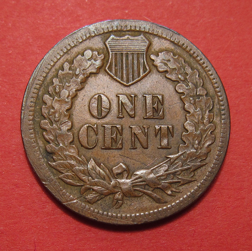 1901-Indian-Head-Cent-Damage---Encapsulated-Coin