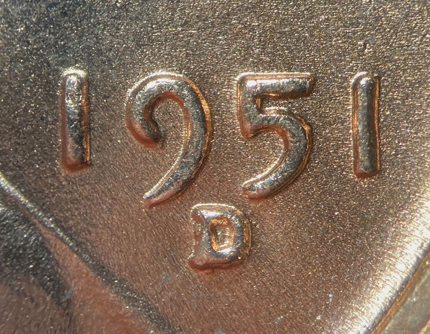 1951-D/S-Lincoln-Wheat-Cent---OMM-001,-FS-511