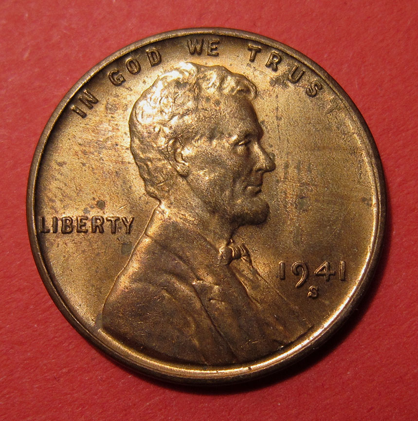 1941-S-Lincoln-Wheat-Cent-Mint-Error---Reverse-Cud