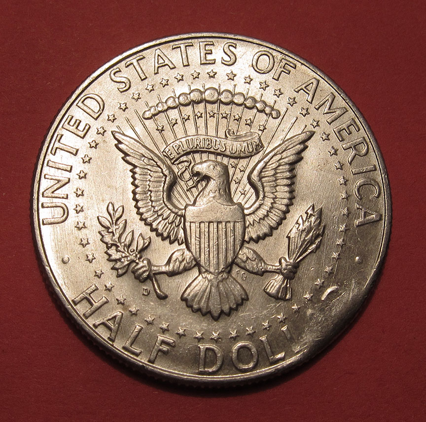 1964-D-Kennedy-Half-Dollar-Mint-Error---Indent-Or-Planchet-Flaw