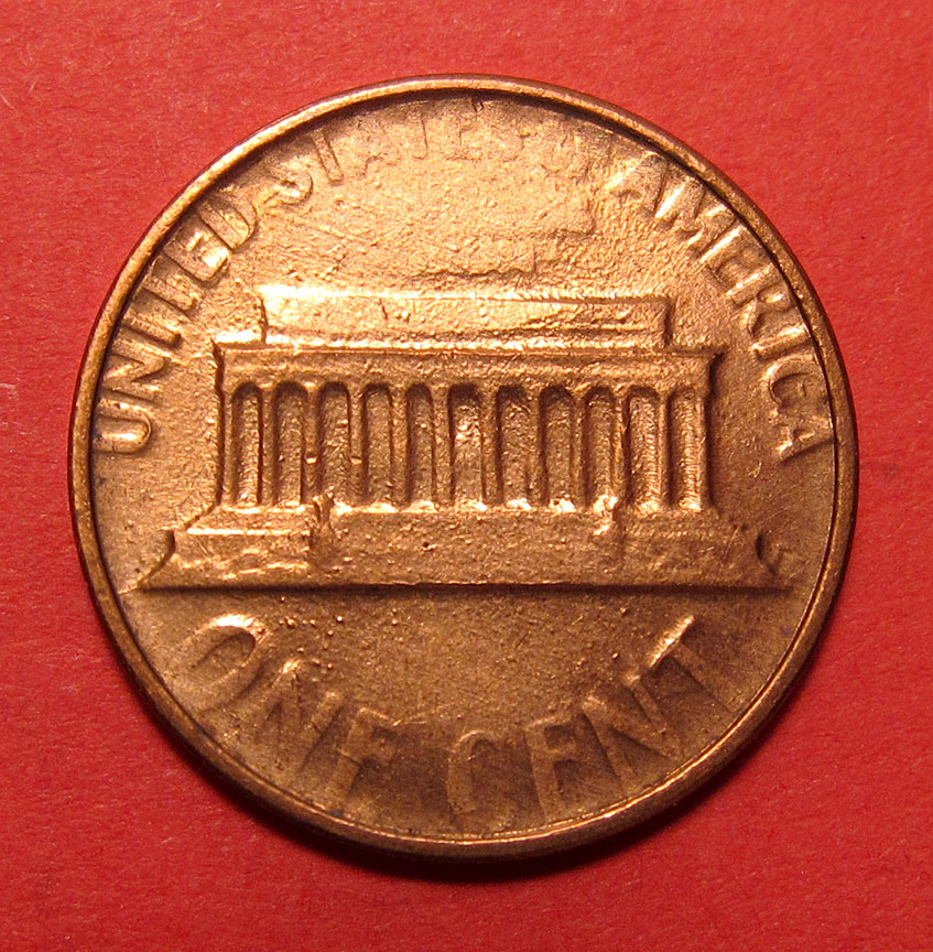 1982-Lincoln-Memorial-Cent---Struck-Through-Grease-Greasy-Ghost-+-Grease-Mediated-Radial-Smear