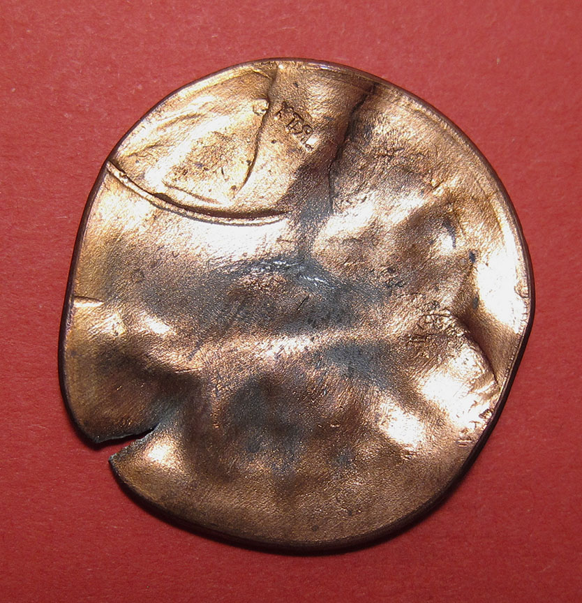 No-Date-Lincoln-Memorial-Cent-Zinc-Mint-Error---Good-Luck