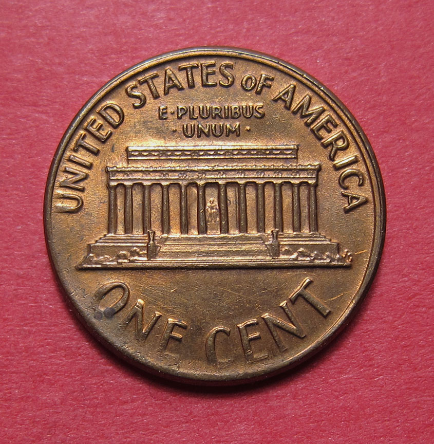 1970-D-Lincoln-Memorial-Cent-Mint-Error---Misaligned-Dies