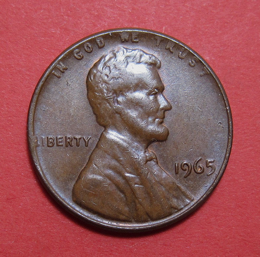 1965-Lincoln-Memorial-Cent-Mint-Error---Lamination-Loss-2.74g