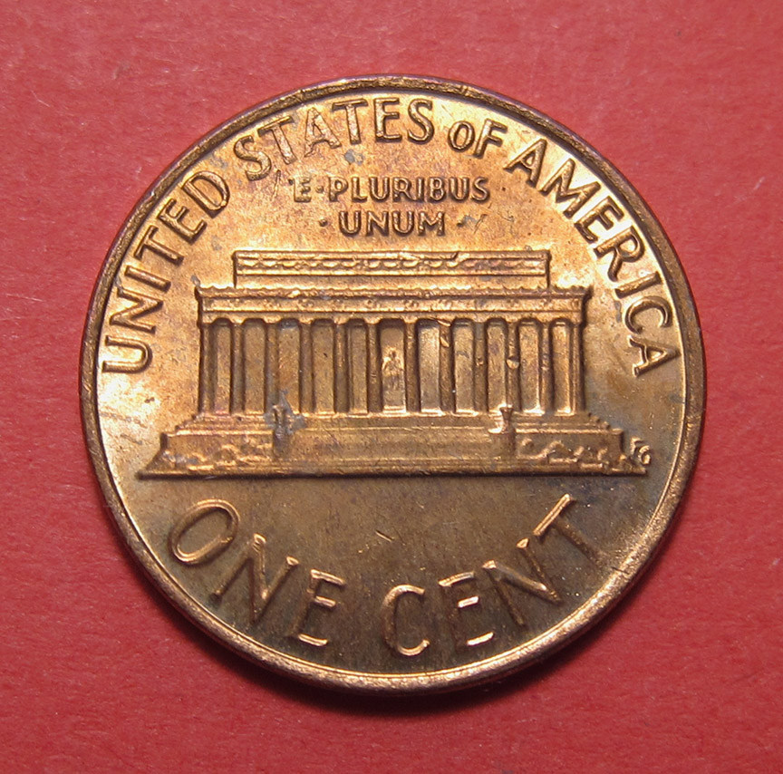 1977-Lincoln-Memorial-Cent-Mint-Error---Cud-Cu-1c-1977-06