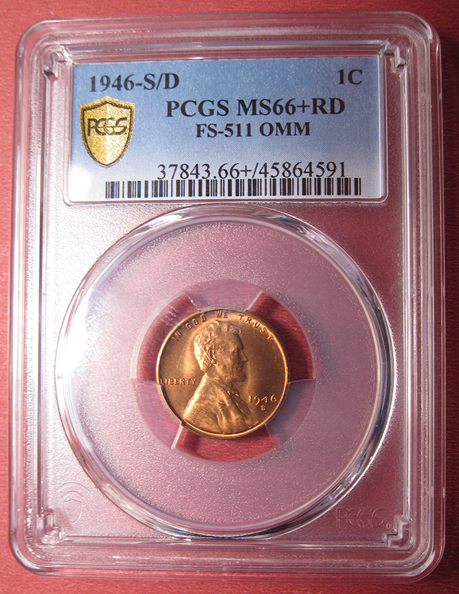 1946-S/D-Lincoln-Wheat-Cent---OMM-001,-FS-511