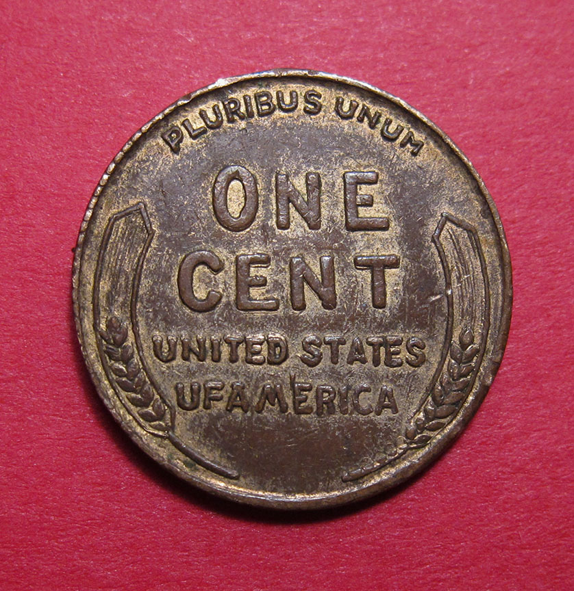 1944-Lincoln-Wheat-Cent---Funny-Money