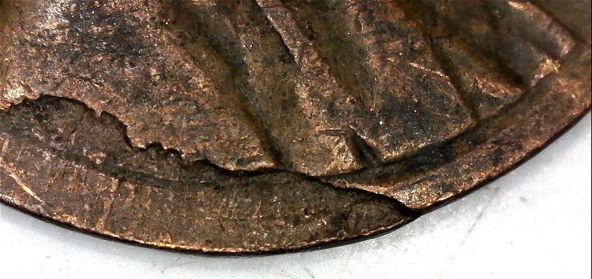 1952-D-Lincoln-Cent--Lamination-Error?