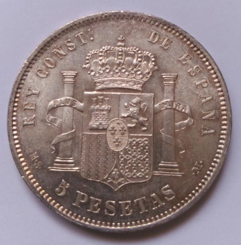 Spain---5-Pesetas-1882