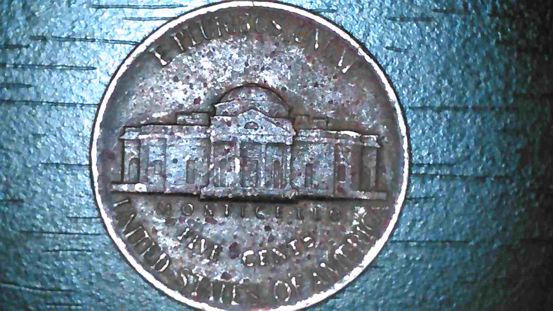 Black-1986-P-Nickel--And-Brown/Black-1986-D-Nickel--