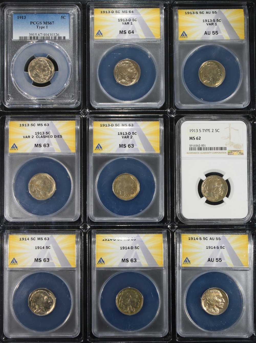 Ty2020B-Buffalo-Nickel-AU-/-MS-Set....in-Progress-W/Updates