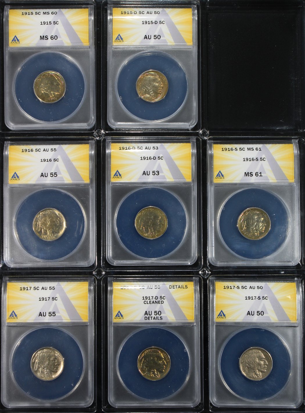 Ty2020B-Buffalo-Nickel-AU-/-MS-Set....in-Progress-W/Updates