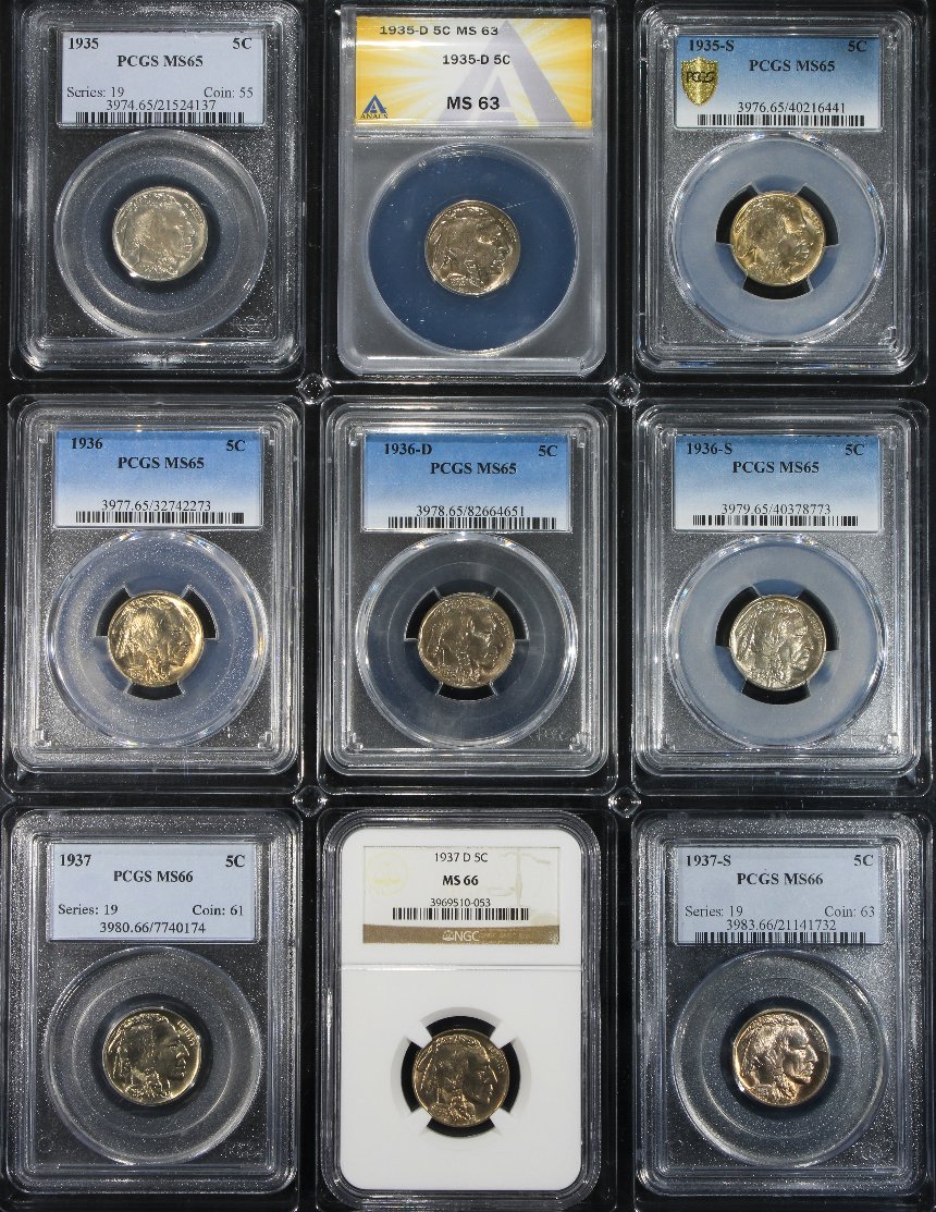 Ty2020B-Buffalo-Nickel-AU-/-MS-Set....in-Progress-W/Updates