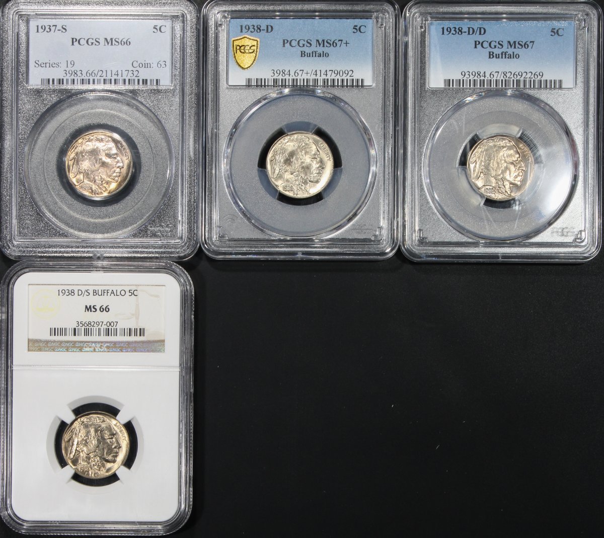 Ty2020B-Buffalo-Nickel-AU-/-MS-Set....in-Progress-W/Updates