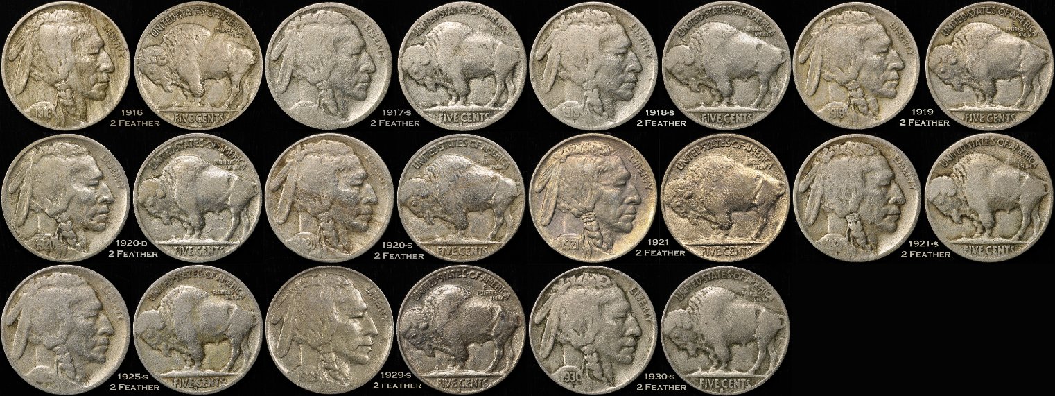 2-Feather-Buffalo-Nickels