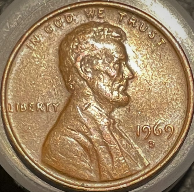 Is-This-Brown,-1969-D.-Cent
