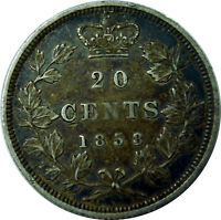 1858-20-Cent-Heavy-Toning