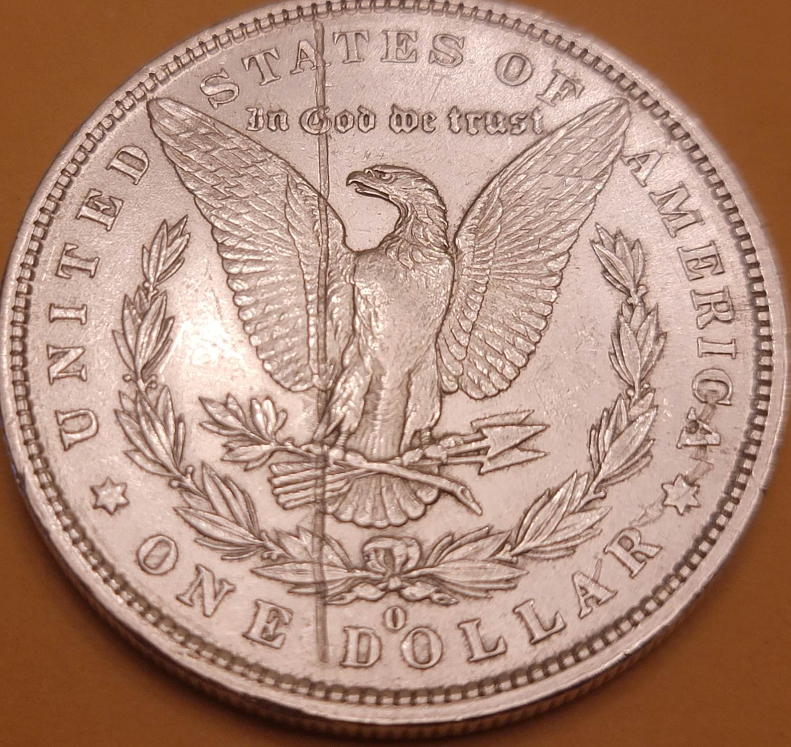 1879-O-Morgan-Silver-Dollar---Has-Anyone-Ever-Seen-A-Strike-Through-Like-This?