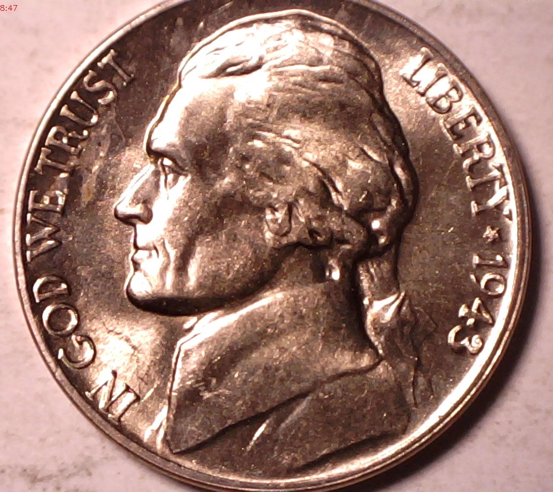 1943-D--BU-Jefferson-Nickel-Lamination