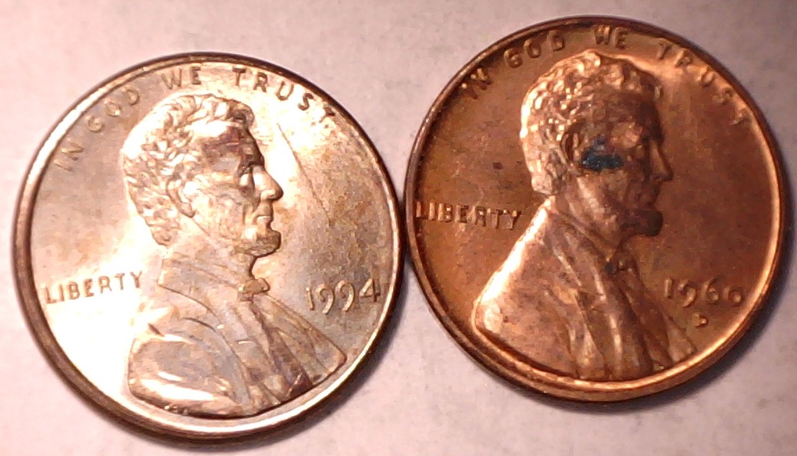 1994-Lincoln-Cent--Different-Color