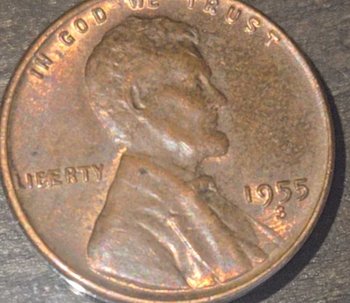 1955-Lincoln-Wheat-Cent-Die-Error-Or-Doubling
