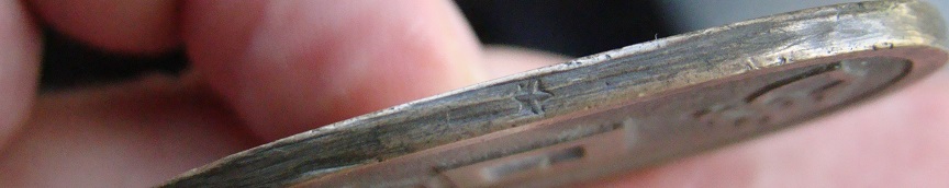 Japanese-Bronze-Mon-Piece-With-Countermarks