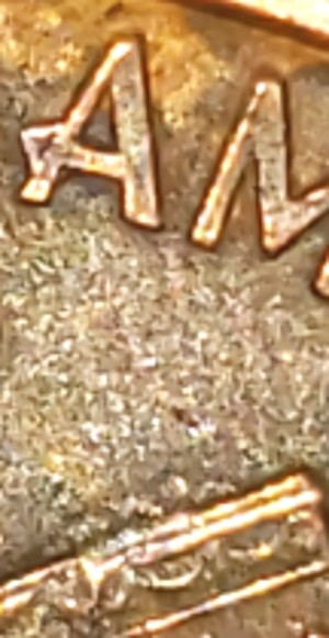 1983-D-Lincoln-Memorial-Cent---Mint-Mark-On-Reverse-Attached-To-The-Letter-A-In-America?