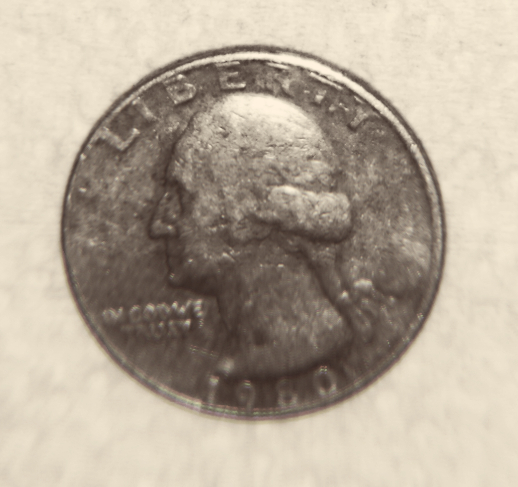 1980-Quarter-Struck-On-Nickel-Planchet?-Different-Picture-Angle.-Hub-Error?