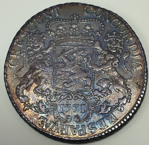 Newest-Addition-To-My-World-Coins:-1771-West-Friesland-Silver-Rider,-Enkhuizen-Mint.