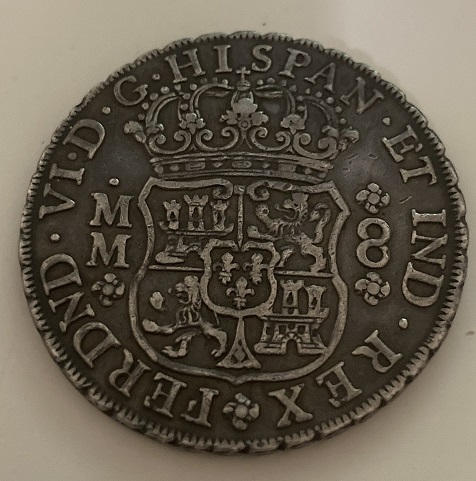 1755-Pillar-Dollar,-Mexico-Mint,-Assayers-Manuel-De-León-&-Manuel-Assorín