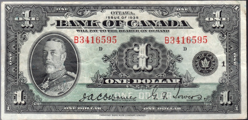 1935-Bank-Of-Canada-First-Series-Post-Yours!