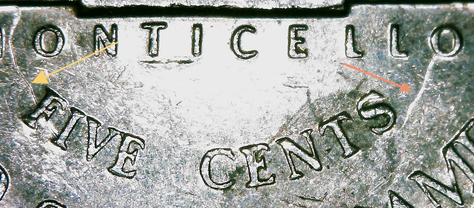 1991-P-5c-Jefferson-Nickel-Die-Clash?