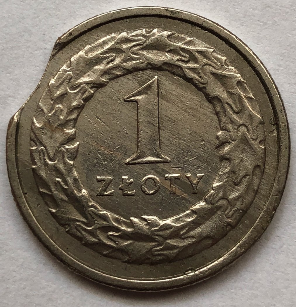 1992-Polish-1-Zloty---Mint-Error?