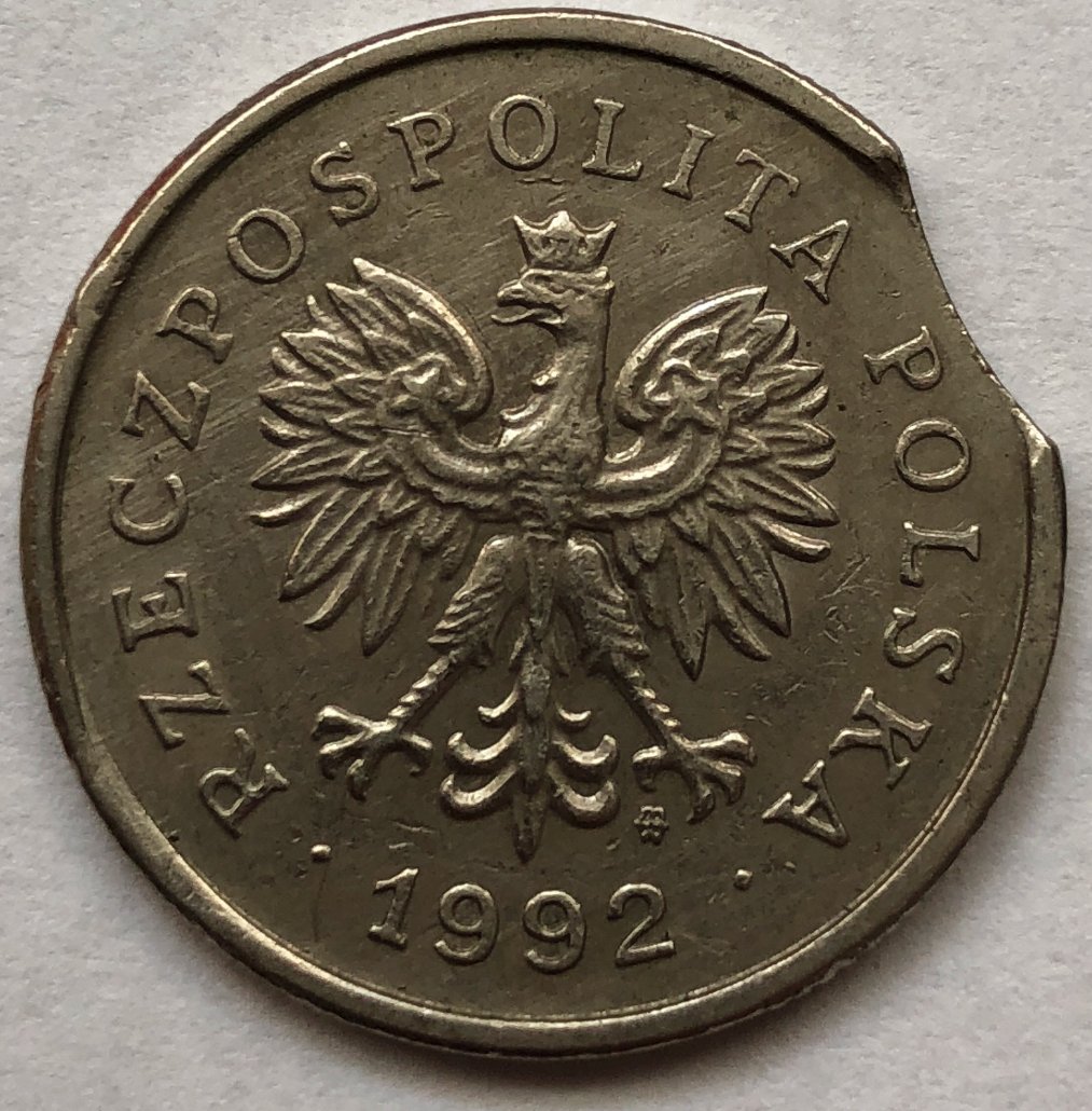 1992-Polish-1-Zloty---Mint-Error?