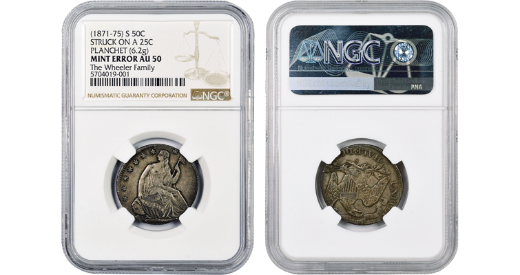 Mint-Error-AU-50-Seated-Liberty-Half-Dollar-Coin---How-To-Find-A-Buyer
