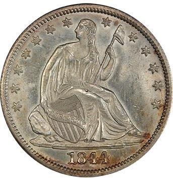 1844-O-Seated-Half-Dollar-PCGS-#1