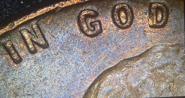 1960-D-Lincoln-Penny�bie-Chip-&-Possible-Obverse-Die-Clashing