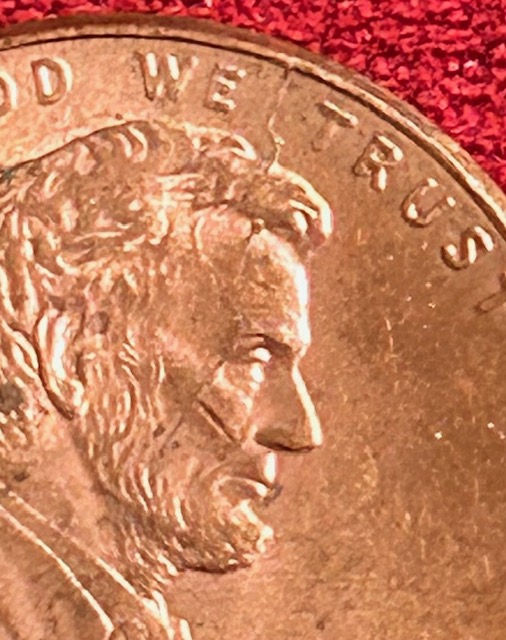 2002-P-Lincoln-Penny--Spikehead-And-Strikethrough/Die-Gouge-On-Face/Double-Eyelid?