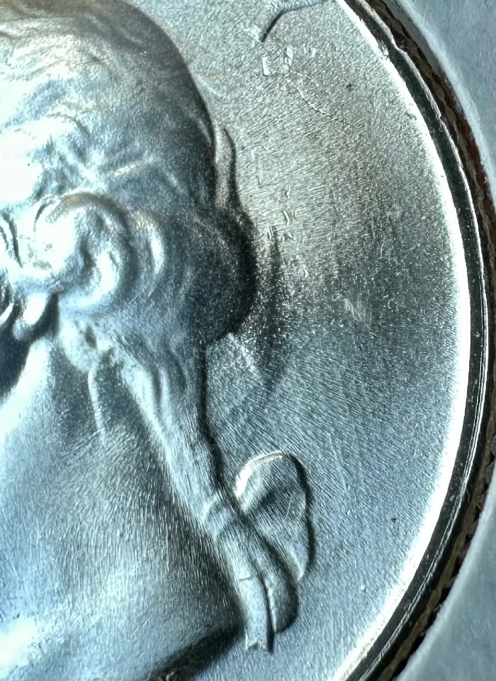 1948-S-Washington-Quarter-With-Clashed-Dies