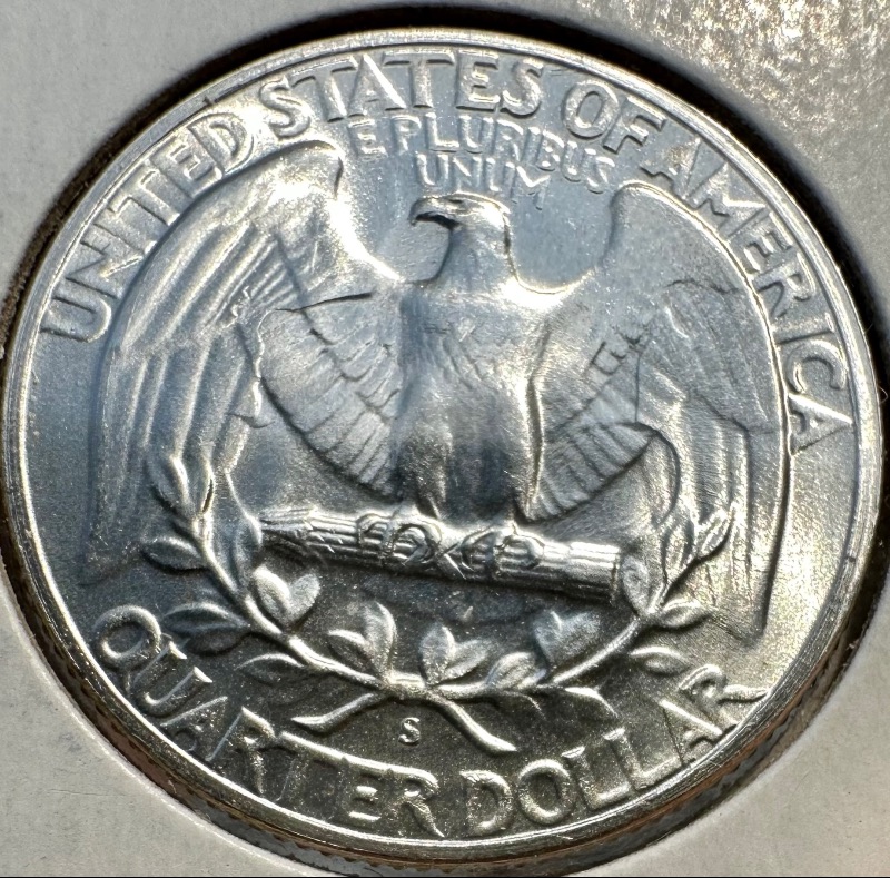 1948-S-Washington-Quarter-With-Clashed-Dies