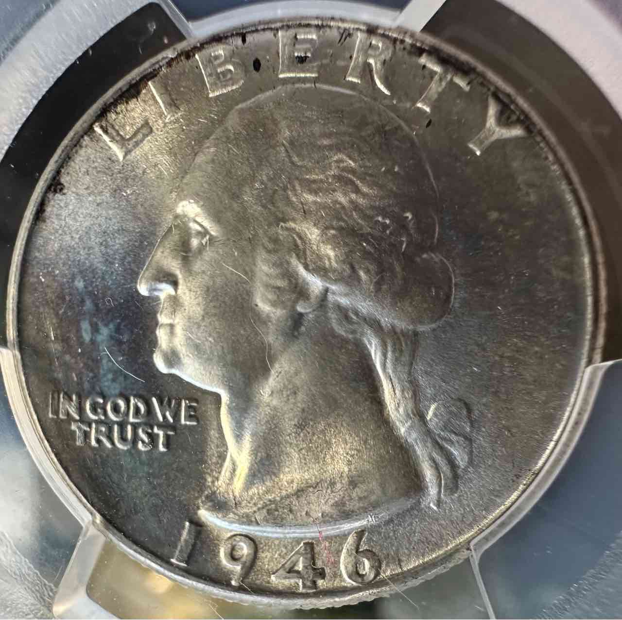 1946-D-Washington-Quarter-RPM-FS-501-PCGS-Top-Pop