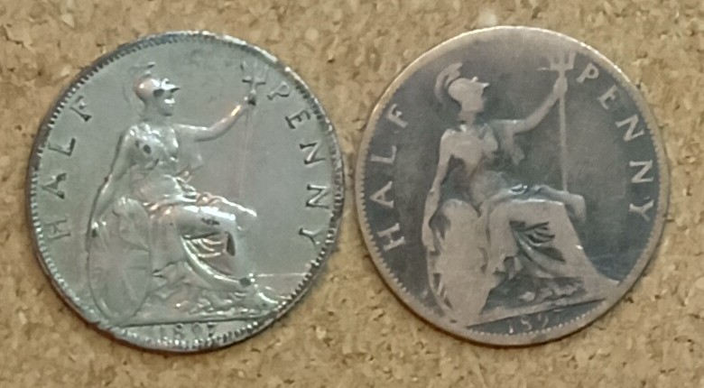 Why-Is-One-Of-My-1897-Halfpennies-Silver?