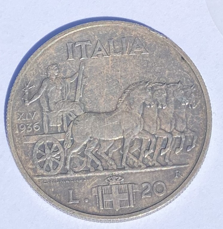 1936-Italy-20-Lire-Coin