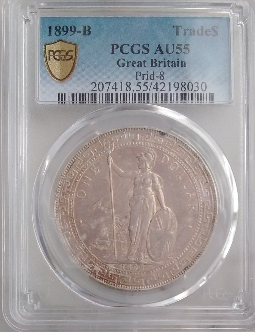 A-British-Far-East-Trade-Dollar-1899--Smaller-Planchet-And-Different-Die